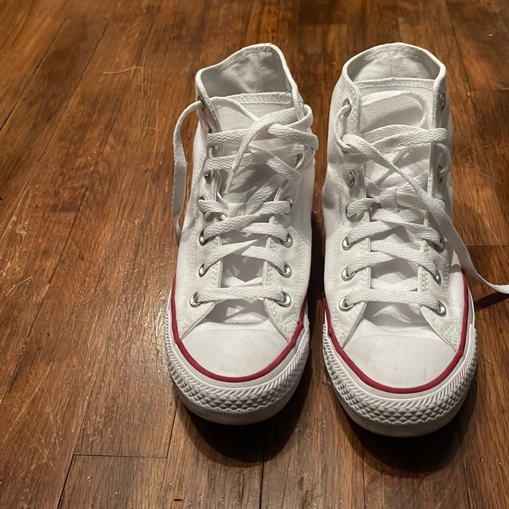 White high top converse